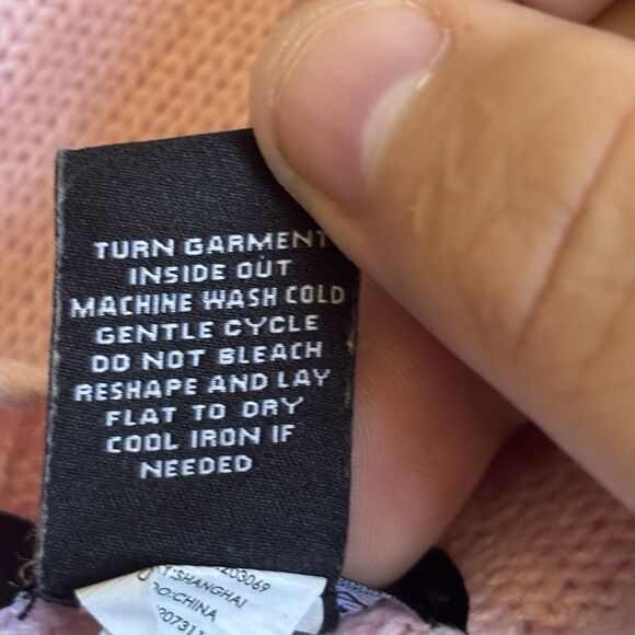 Sweet Society Hot Topic Womens Cardigan Sweater Pink M Cottagecore Coquette Cute - Picture 9 of 9